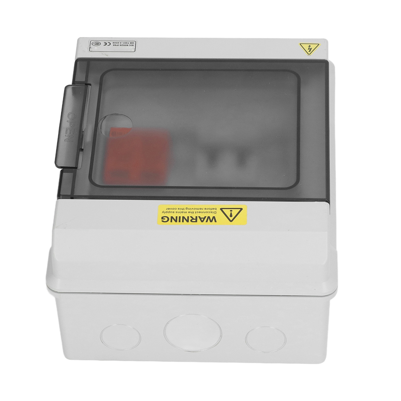 Photovoltaic Combiner Box 15A Fuse Solar Combiner Box DC1000V Short Circuit Protection Flame Retardant for RV. 