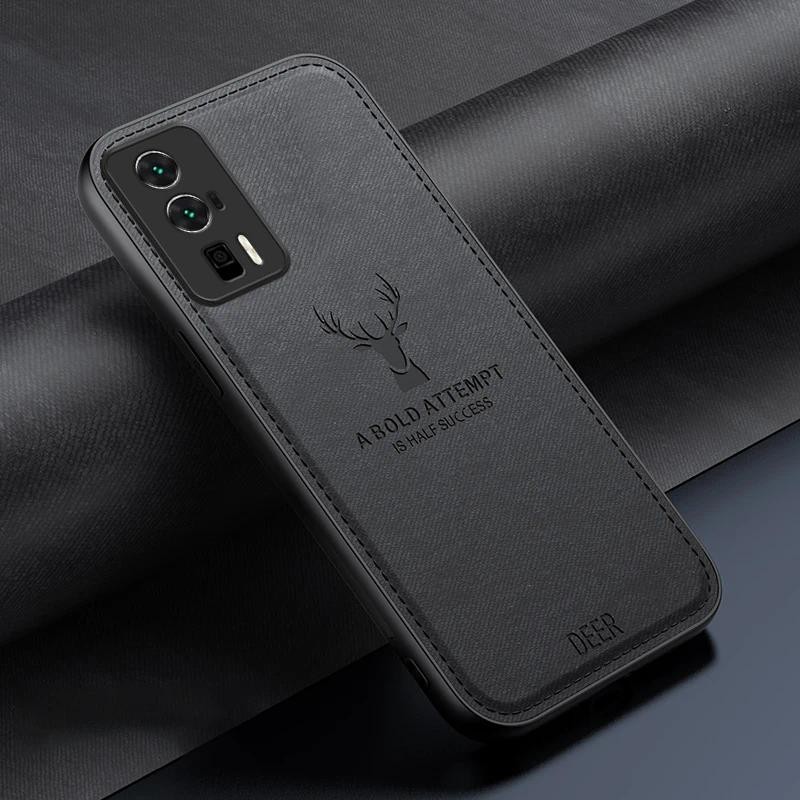 For Xiaomi Redmi K60 Pro case Matte Deer Silicone Full Protection Camera Phone Cover RedmiK60Pro 22127RK46C Coque
