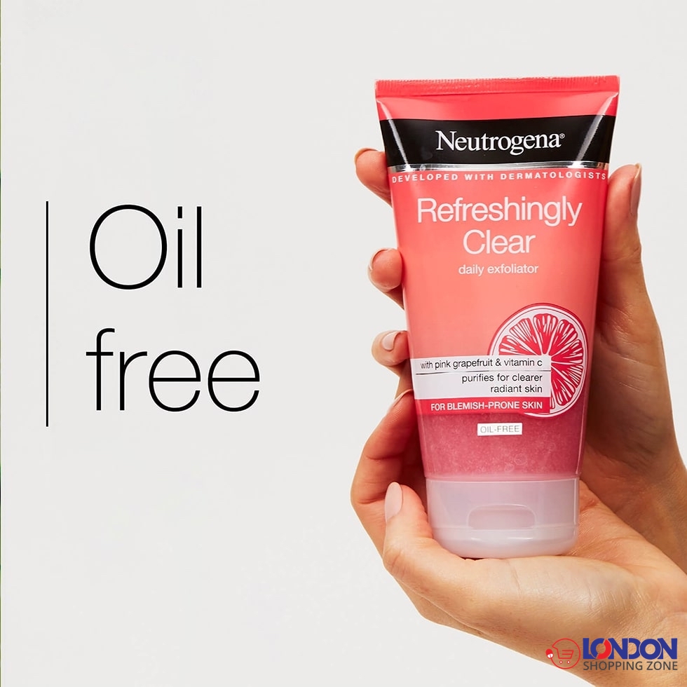 NEUTROGENA Refreshingly Clear Daily Exfoliator 150ml UK. 