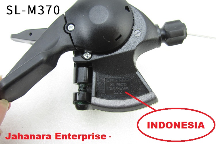 SHIMANO ALTUS SL-M370  9 Speed Shifter Definite Trigger 3X9 w / Internal Cable (Made In Indonesia). 