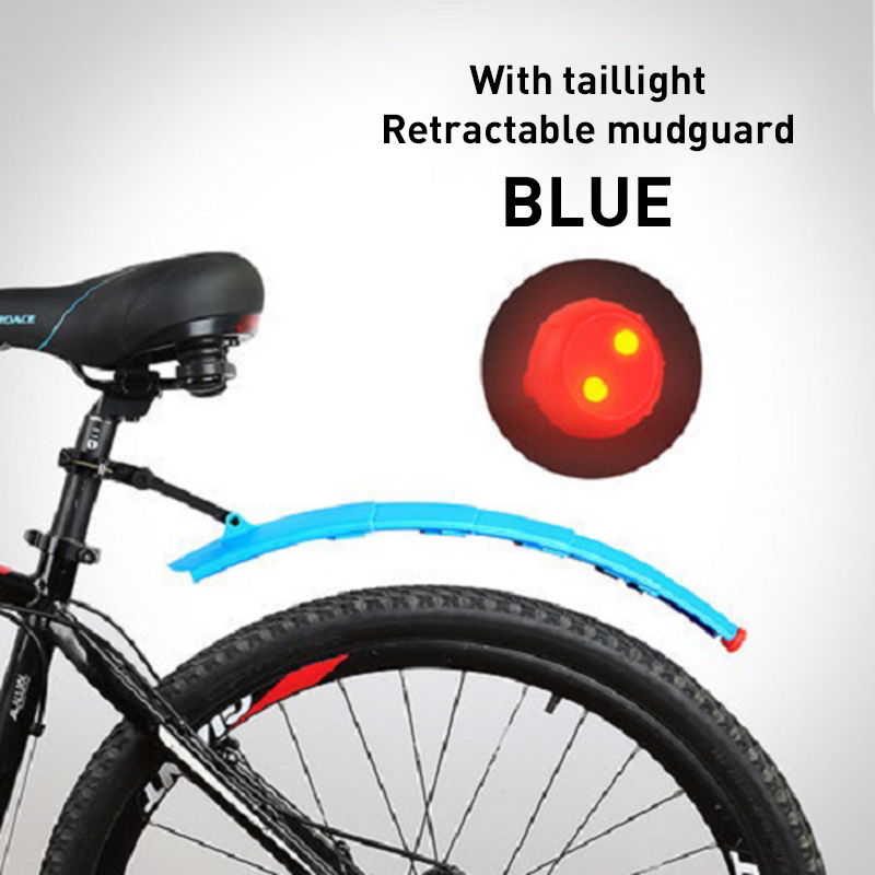 Bicycle store retractable mudguard