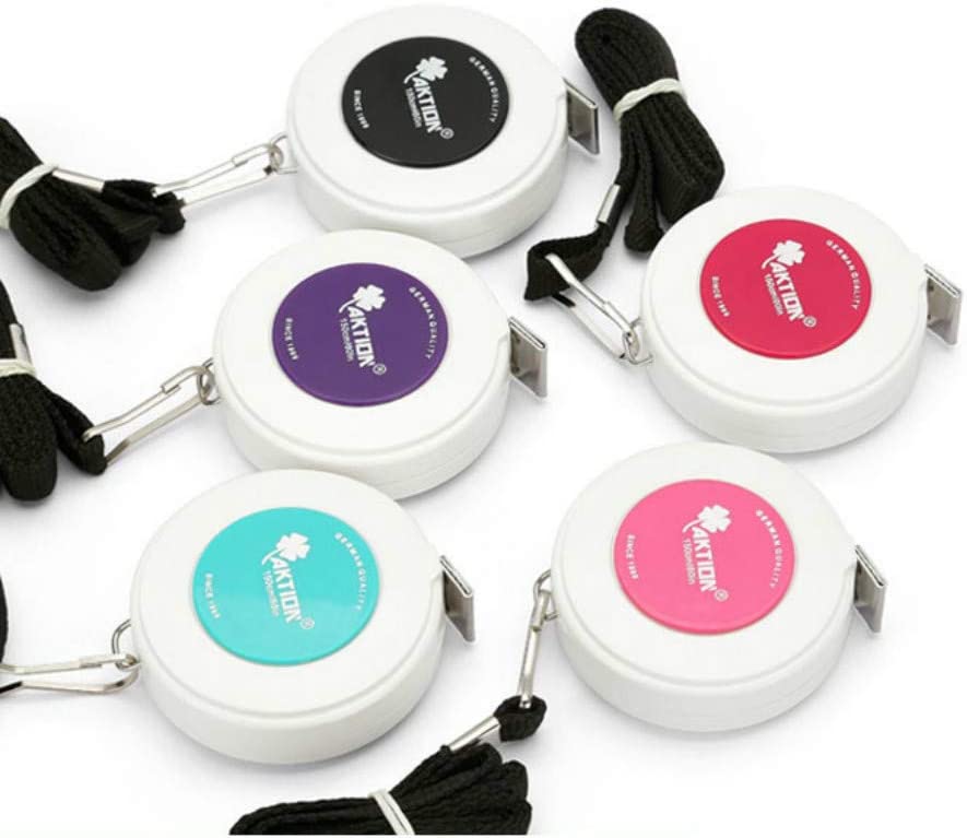 Aktion Measure Retractable Flexible Ruler Small Measuring Tape for Body Measurement and Big Sewing for Tailors 60 Inch 150 cm (Big size) - 01pcs only. 