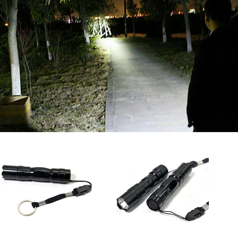 [Ready Stock] WESTON Sport Portable AA B-attery Flashlight 6061T Aluminum Alloy 60g Mini Glare Flashlight LED 2000 Lumens With Box. 