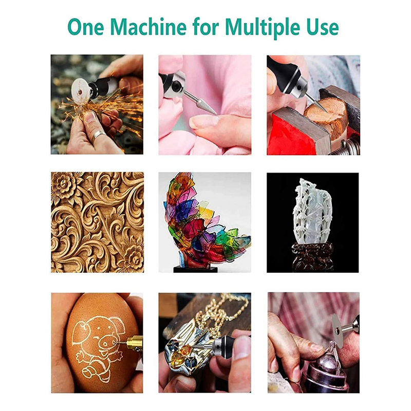 USB Customizer Professional Engraving Pen 30 Bits Rechargeable Engraving Pen Cordless Wood Glass and Plastic Portable Engraving Pen. 