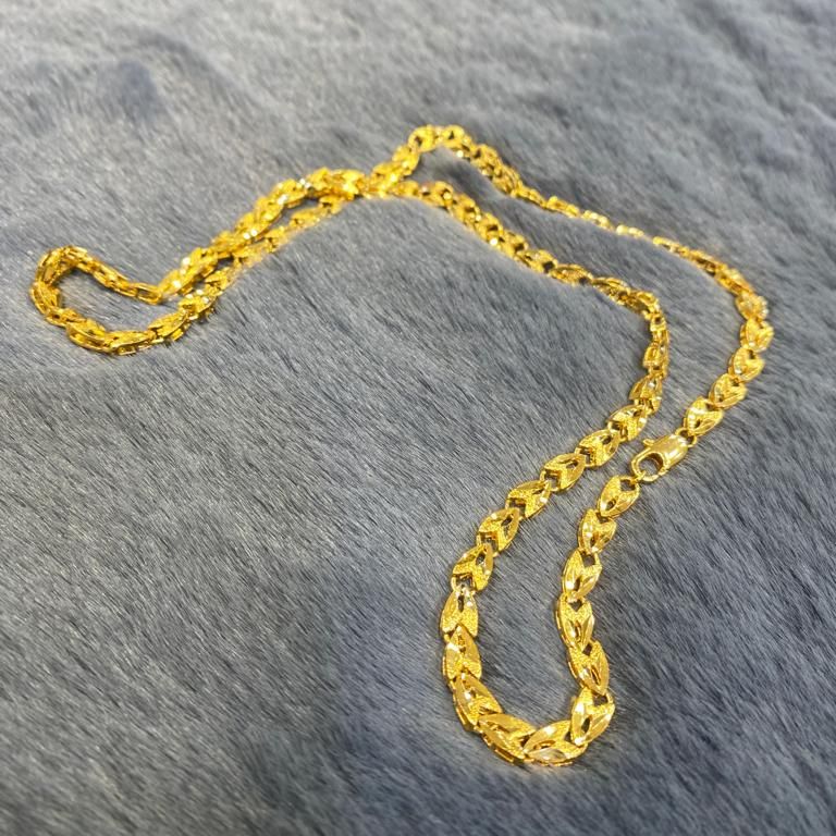 Indispensable -Quality And Durablity -SJ51 Regular Usable Beautiful Gold Plated Machi Chain- Innovative Qualityful - Easy To care and Longive. 