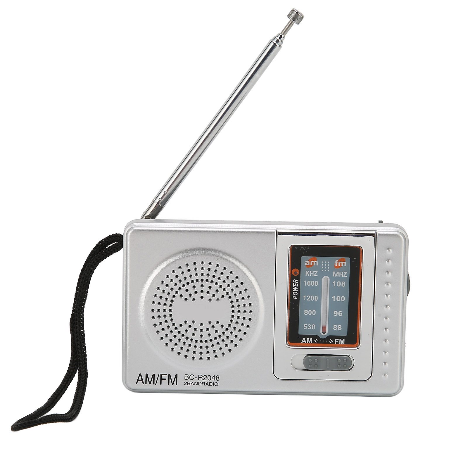 Portable Radio DSP Chip AM FM Transistor Radio with Built in Speaker for Home Travel Entertainment Work Emergency. 