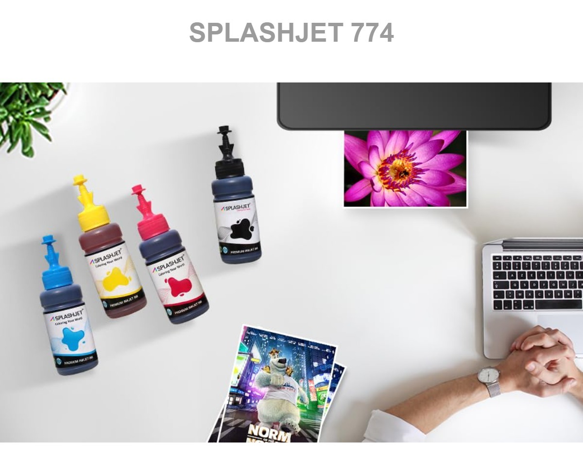 Epson 774 Ink | Splashjet Compatible Refill 774 Ink for Epson M200 ...