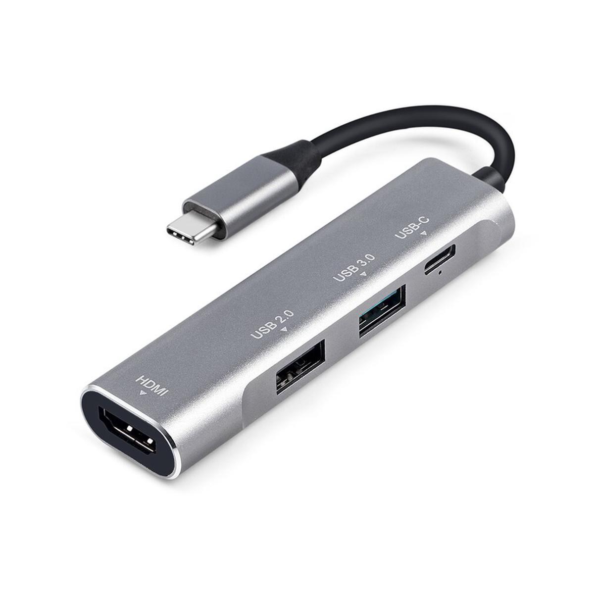 USB C To HDMI-compatible Adapter Hub For For Samsung Dex Station MHL For Galaxy S8 S9 S10/Plus 10/9 S4 S5E S6 Type C（4 in 1 Type-c）