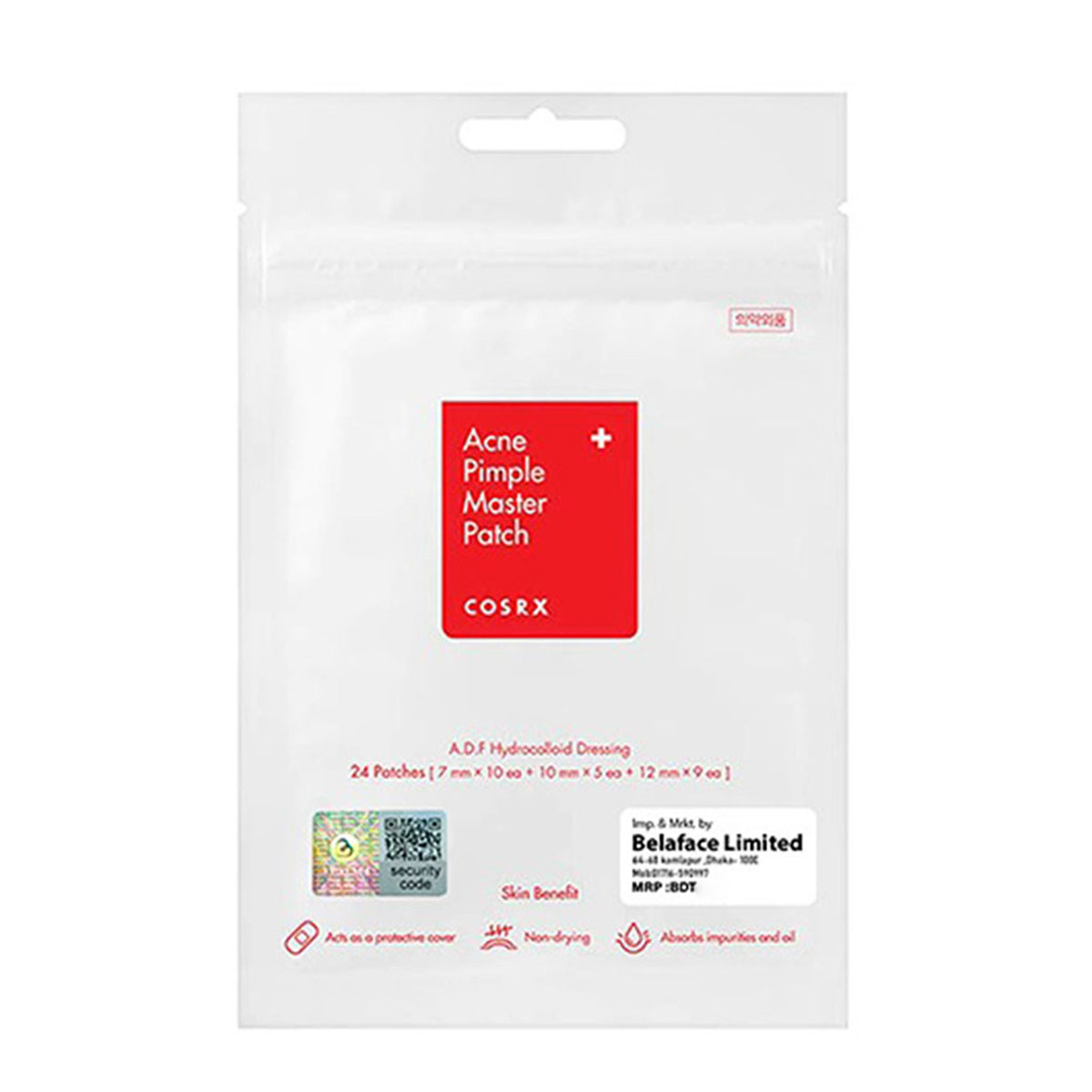 Cosrx Acne Pimple Face Mask Master Patch- 24 Patch. 