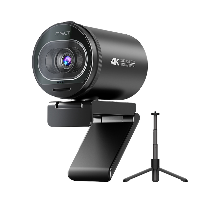 4K Webcam EMEET S600 Web Camera 1080P 60FPS Streaming USB Camera Autofocus Living Stream Camera With Mics for Tiktok/YouTube. 