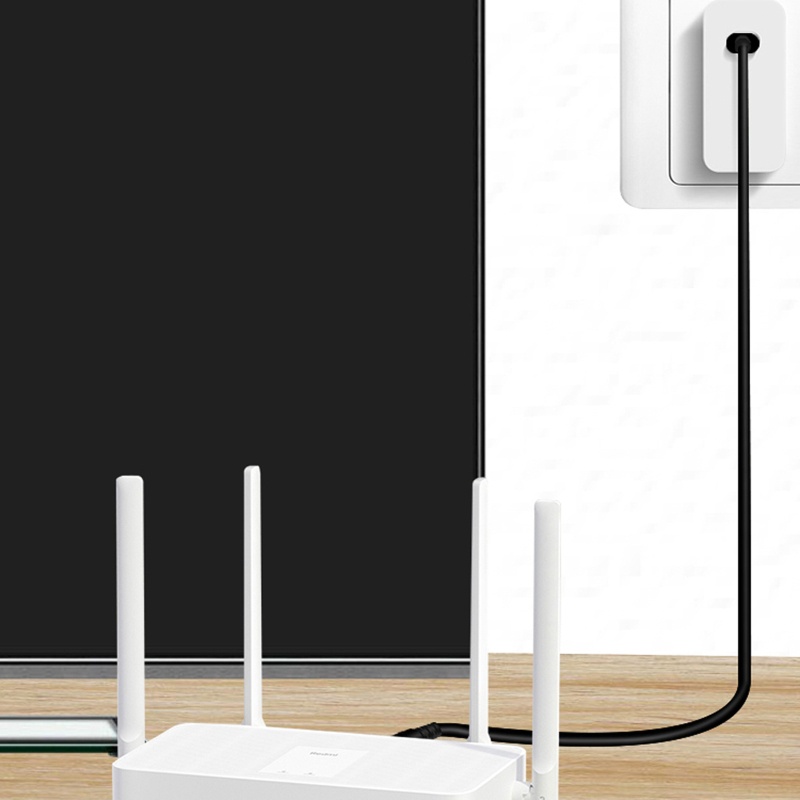 【PC 200cm USB C PD Power Supply Cable 9V 12V 5.5x2.1mm for Wireless WiFi Router. 