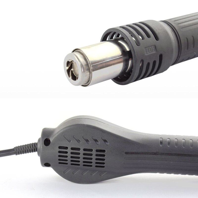 8 WIRE Soldering Station Hot Air Blower Handle 8 Wire 400W Hot Air Soldering Machine Heat Desoldering Machine For 858 858D 85D+ 8858 878A 878 BGA SMD Rework Soldering Station Tools. 