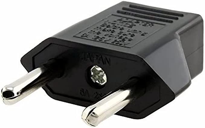 US to Flat Pin To Eu 2 Round Pin Plug socket Adapter USA to Euro wall Charger Outlet socket 1pcs. 