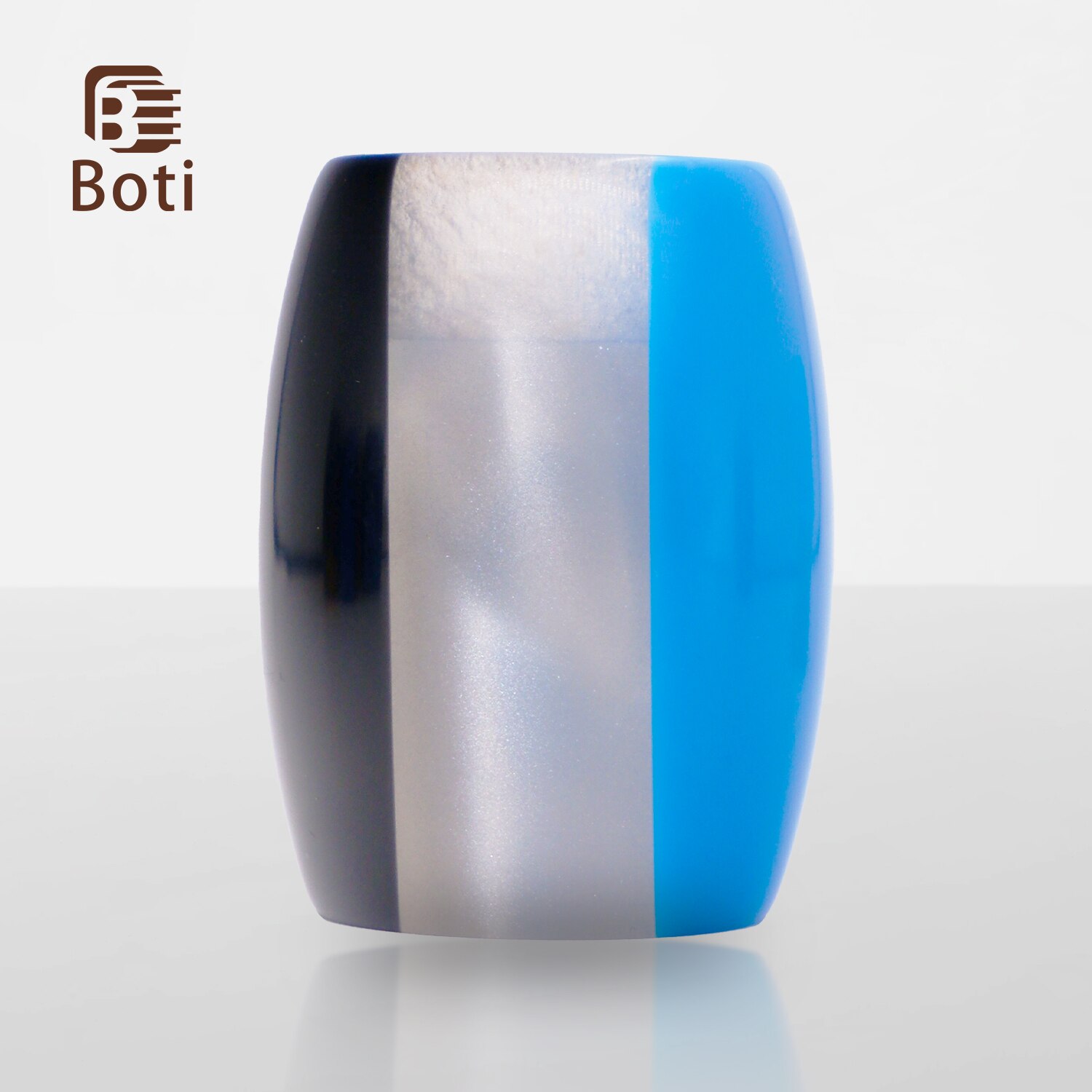 Boti Shaving Brushes Fan Captain Three Band Bdger Hair Knot with Three Patchwork Color Handle Beard Cleaning Kit. 