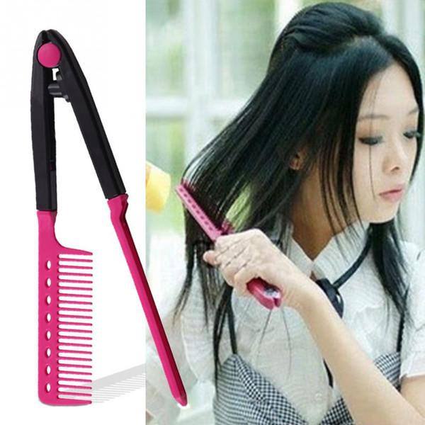 Straightening Comb Salon Fold Hair Brush Combs Hairdressing Styling