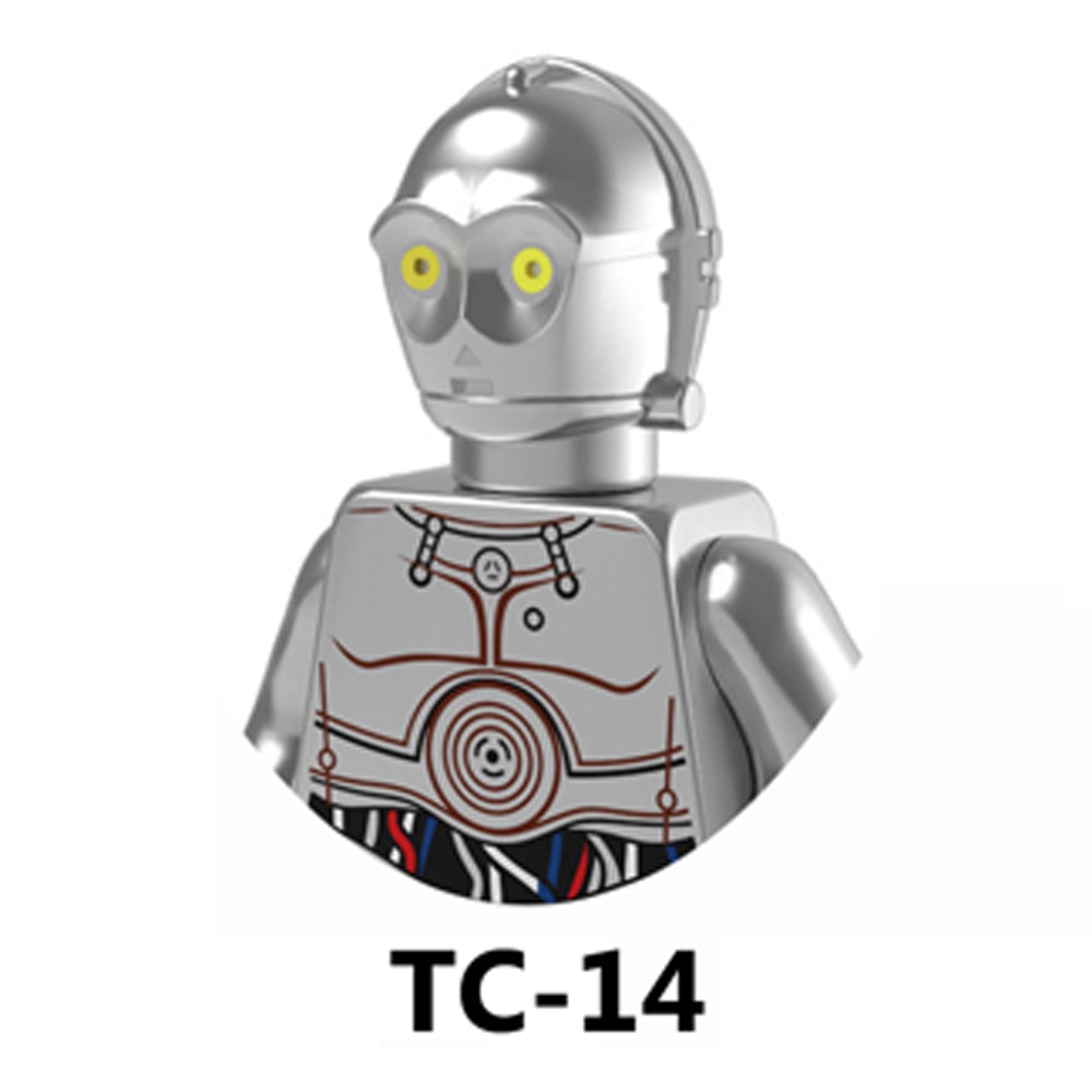R2-D2 C-3PO R4-P17 K-2SO IG88 Buzz Super Battle Droids General Grievous Building Blocks BB-8 Bricks Figures Kids Christmas Toys. 