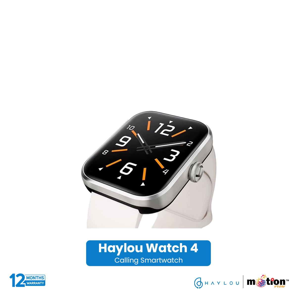 Haylou Watch 4 1.78" TFT HD Display & With BT Calling Smart Watch - Black. 