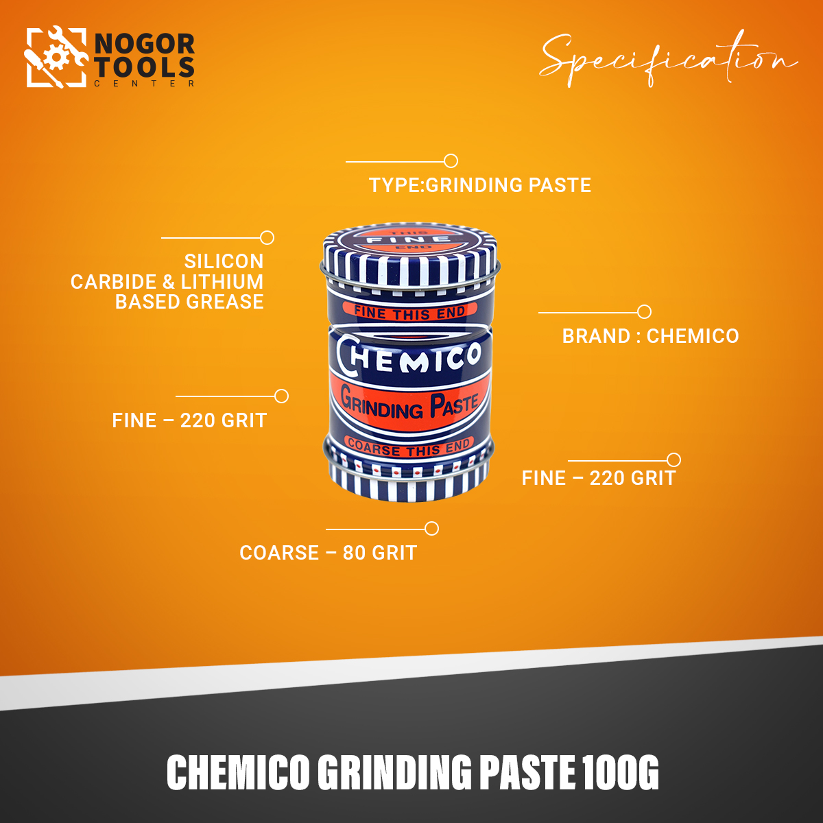 Chemico Grinding Paste 100g good quality past same as picture. 