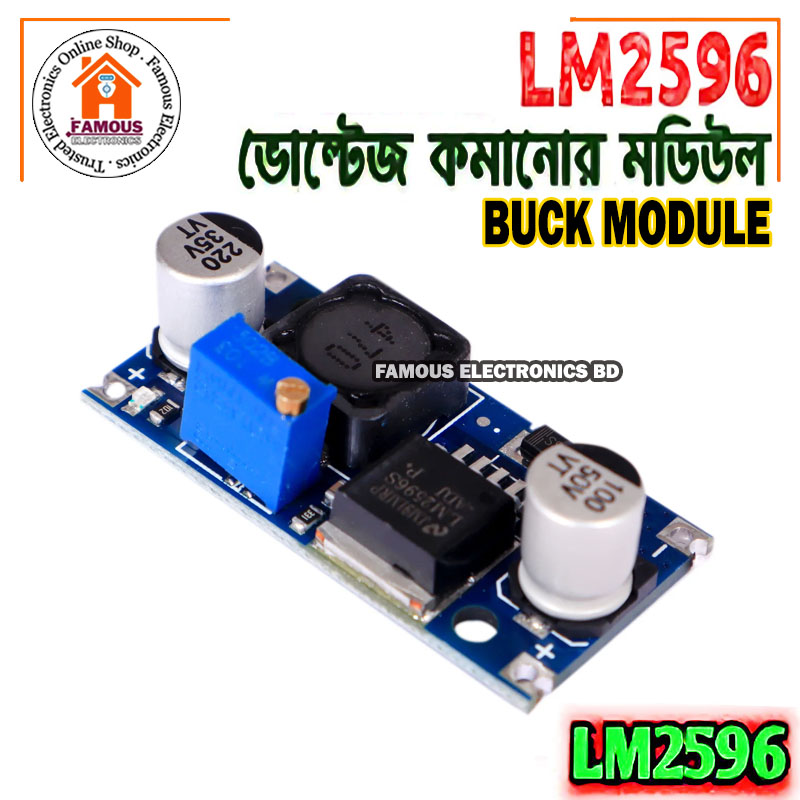 LM2596 DC-DC Buck Converter Step-Down Power Supply Module-1PCS. 