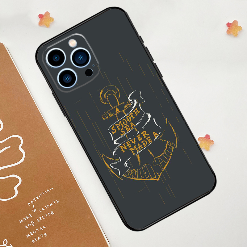 Anchor Sea Beach Phone Case For iPhone 15 14 13 12 11 Pro Max Mini 7 8 Plus XS X XR SE 2022 2020 Back Cover. 