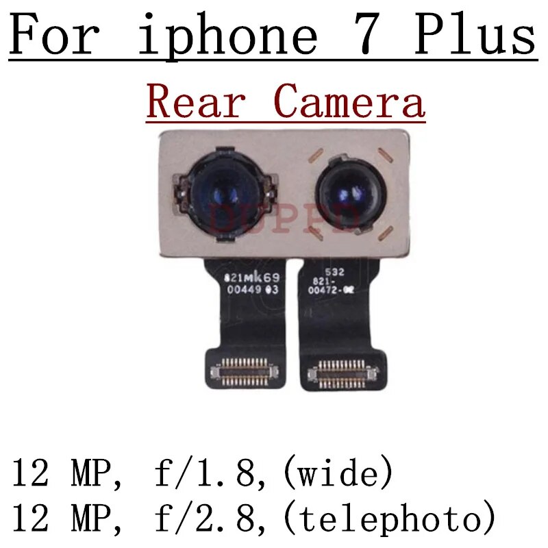 Rear Camera For iPhone X XS MAX XR 6 6G 6S 7 7G 8G 8 Plus SE 2020 2022 Original Test Back Main Camera Clear Focus, Clear Color. 
