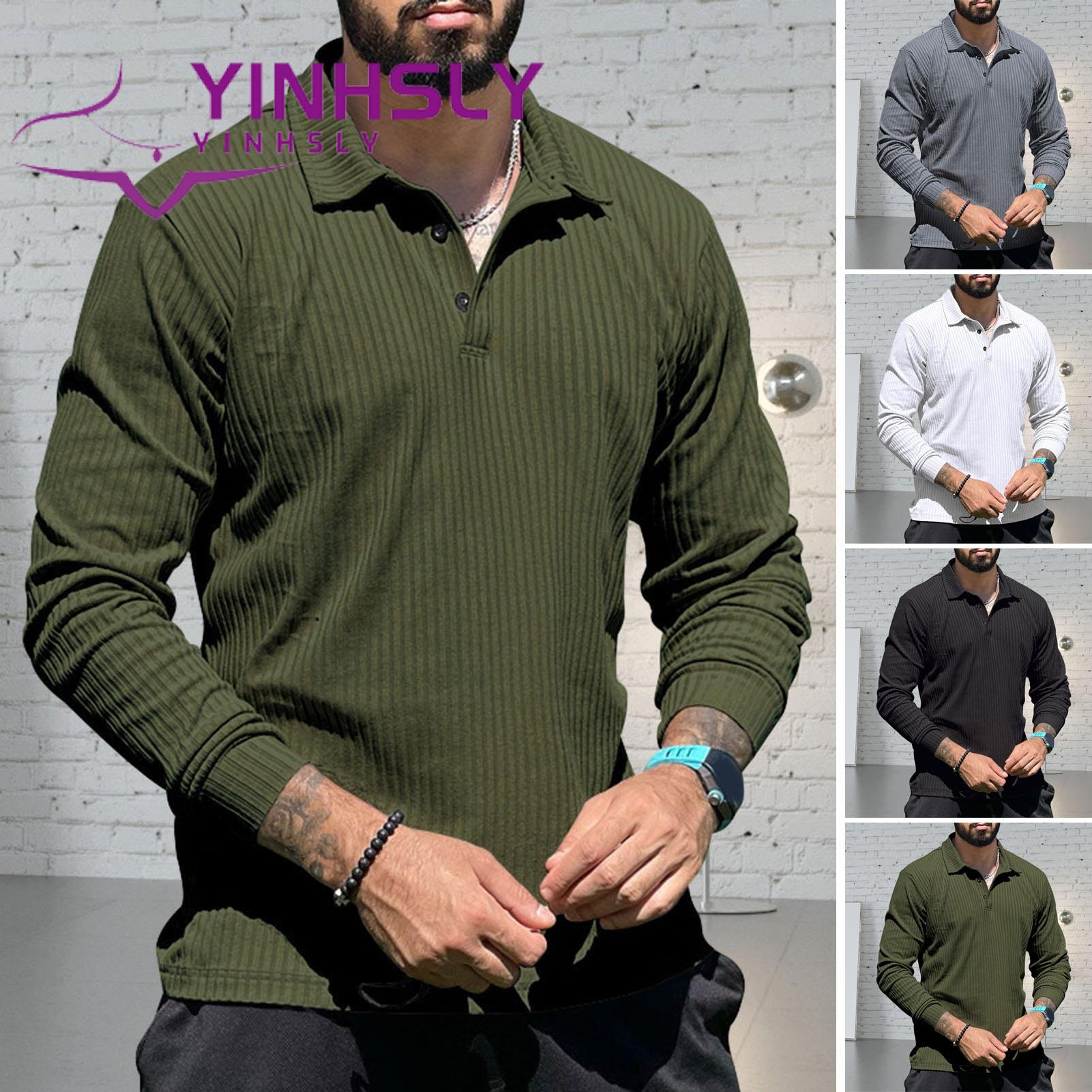 Men Solid Color Shirt Stylish Men's Button-down Shirt for Casual Business Wear Soft Breathable Fabric Available in Solid Colors Perfect for Daily Wear Casual Men Shirt