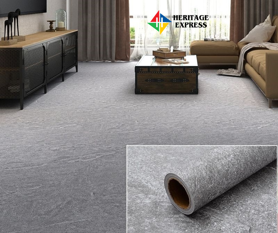 Non-slip Floor Stickers PVC Floormat waterproof & wear-resistant Nonslip products ( self-adhesive ) 30 sqf - Minimalistic Sophistication. 