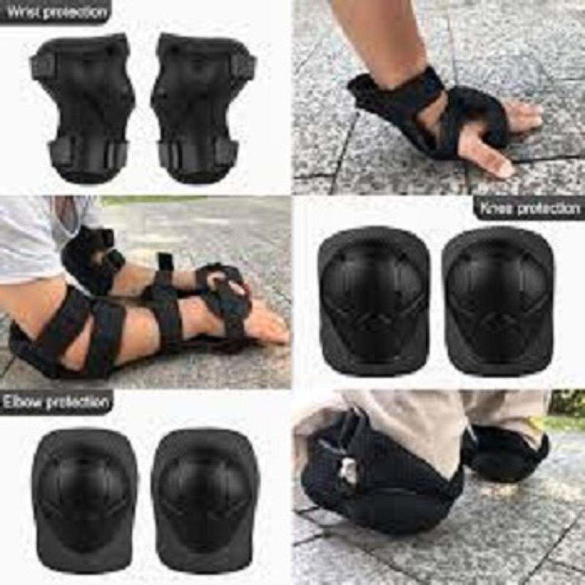 elegantstunning Kids Outdoor Sports Protective Gear Knee Pads Elbow