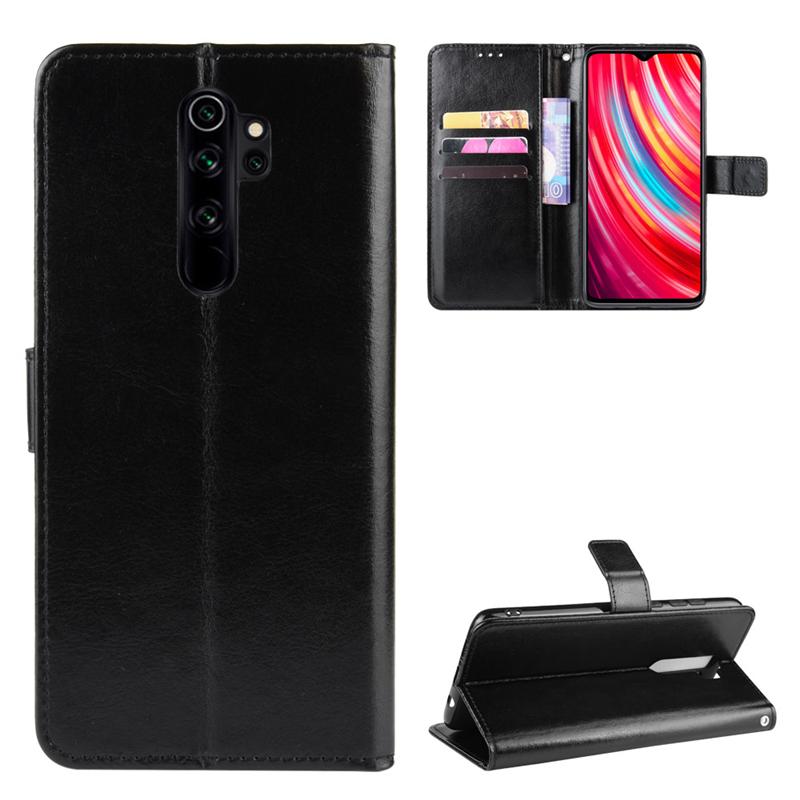 Mulbess Cover A Libro Per Xiaomi Redmi Note 8 - Custodia Magnetica Con Portafoglio E Funzione Stand, Pelle Sintetica Vintage Marrone