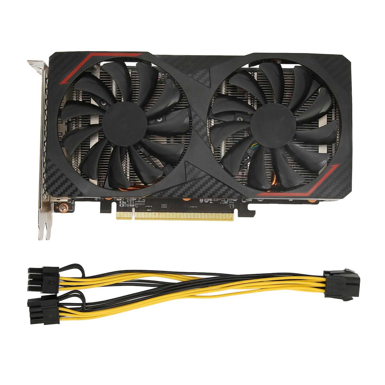 RX 6600 XT 8GB GDDR6 Graphics Card 128bit 8 PCI Express 3.0 Support 1080p PC Graphics Card with Dual Fan for Desktop. 