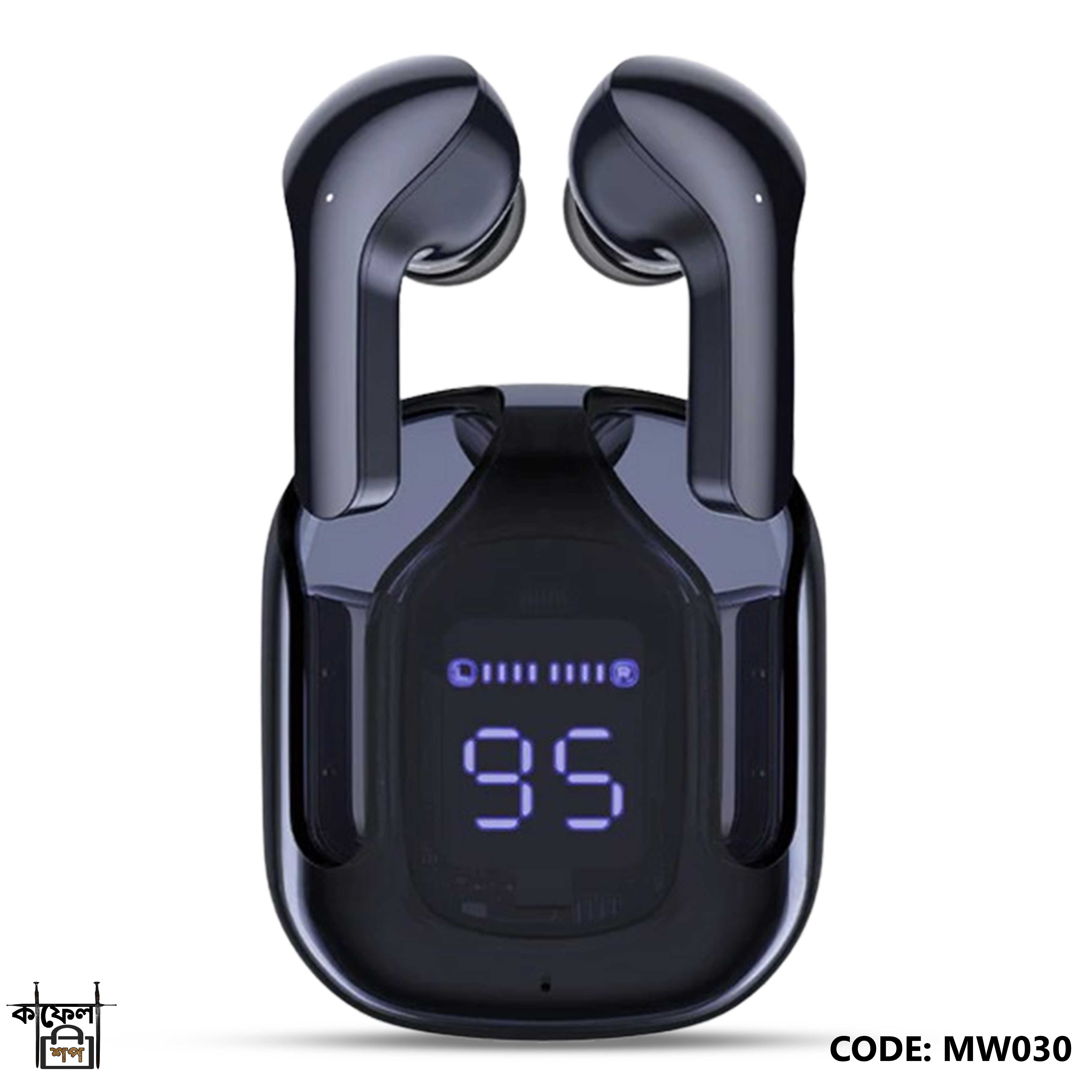 Original TRUE Ultrapods Wireless Earbuds with Display Transparent Design, Bluetooth 5.3 Water Proof, BEST TWS. 