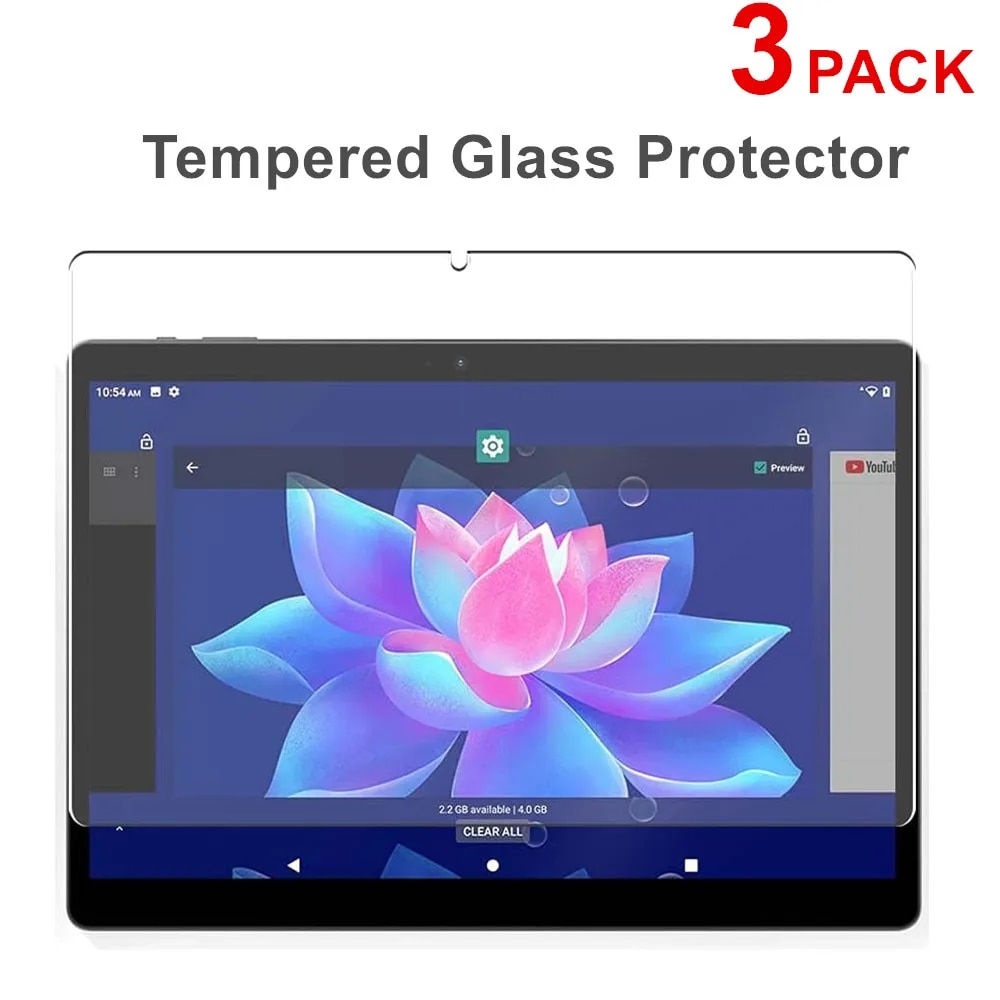 3Piece Tempered Glass for ALLDOCUBE iPlay40 iPlay30 iPlay 40 Pro 40H 20S M5S X Neo Game Screen Protector for Smile X Screen Gard
