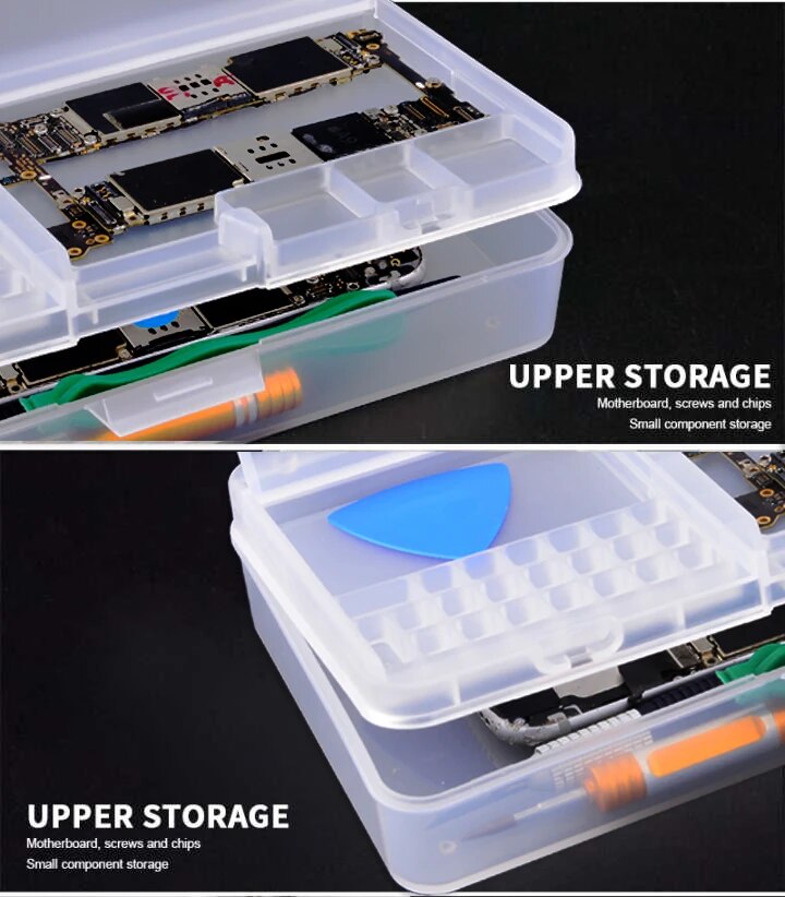 SUNSHINE SS-001A Multi-Functional Mobile Phone Repair Storage Box for IC Parts Smartphone Opening Tools Collector. 
