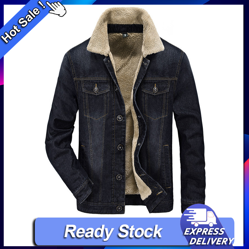 Men's Plus Cotton Warm Fur Collar 