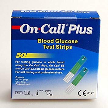 On Call Plus 50 Pcs Strip 12 to 18 months Validity For OnCall Plus /OnCall/ On Call EZ||