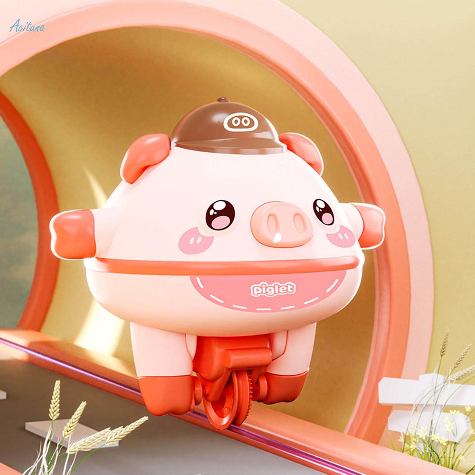 Novelty Tightrope Walking Tumbler Gyro Unique Interactive Toy Creative Unicycle Toy Pig Walking