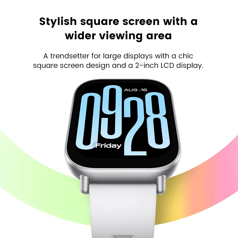 Xiaomi Redmi Watch 5 Active Global Version Smartwatch 2'' Display Bluetooth Calling 470mAh Battery 18 Days 140+ Sports Mode 5ATM. 