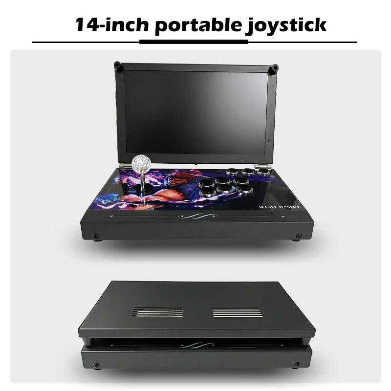 14-Inch 3D Pandora Console Folding Portable Arcade Console Pandora DX Box 26800 in 1 720P HD Screen Mini Arcade Moonlight. 