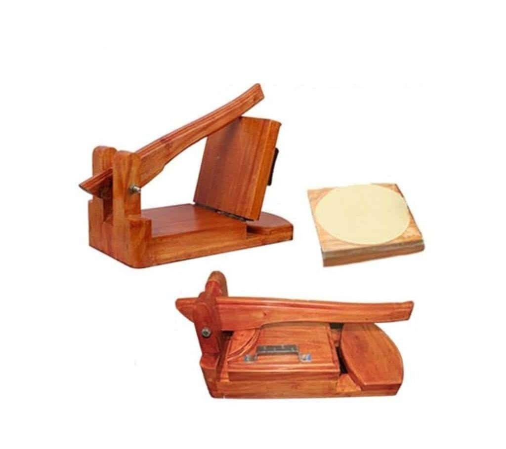 MANUAL HAND WOOD EASY ROTI MAKER. 