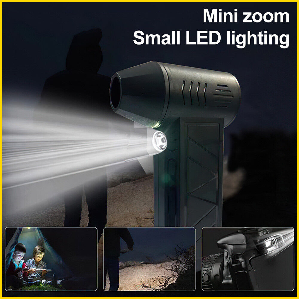 High Speed Mini Blower Low Noise Compact Size Efficient Design Jet Blower Lightweight Powerful Fan for Home Use Outdoor Events. 