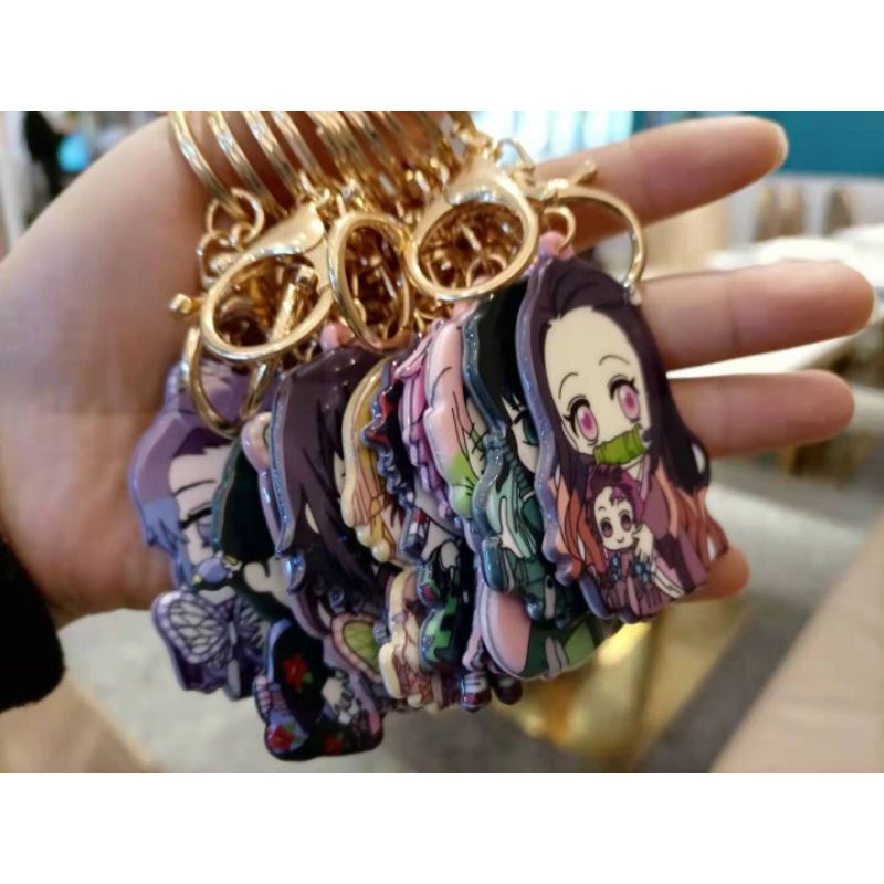 Demon Slayer Keychain Mizuko Acrylic Double-Sided Printing Charm. 