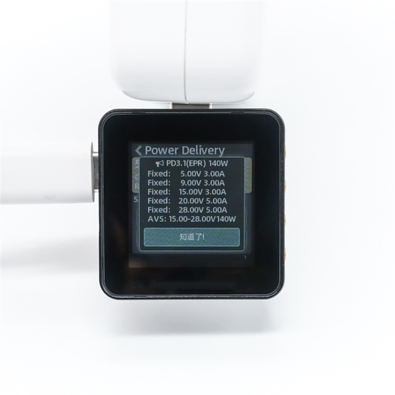 Power-Z KM003C USB-C Fast Charging Tester PD3.1 Voltmeter and Ammeter. 