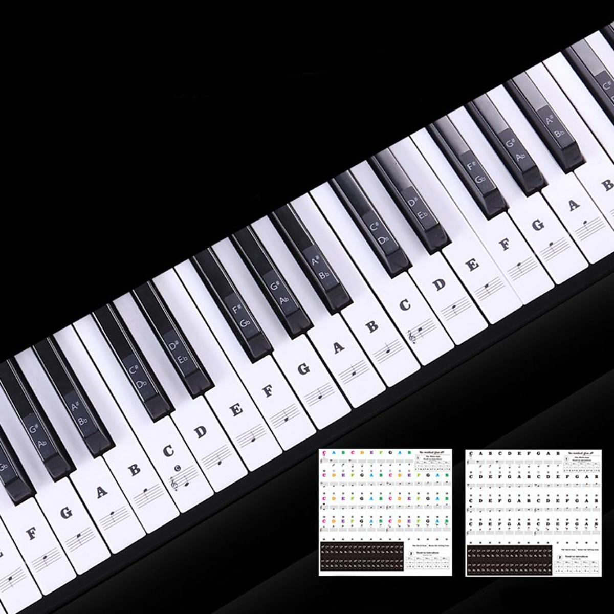 （New）Tranparent Piano Keyboard ticker 88 Key Electronic Keyboard Piano ticker
