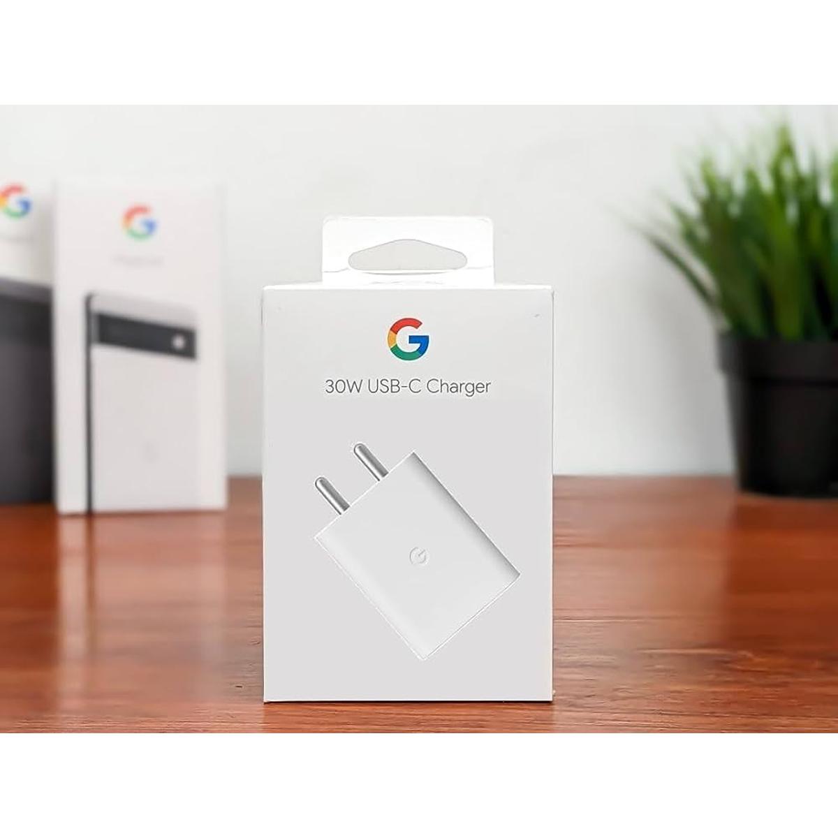 Google 30W USB-C Fast Charging Power Adapter Compatible for Google Pixel 7 Pro, Pixel 7, Pixel 7A, Pixel 6 Pro, Pixel 6, Pixel 6A, Pixel Android Phone Charger [Quick Charge Support] - 30 Watt, White. 
