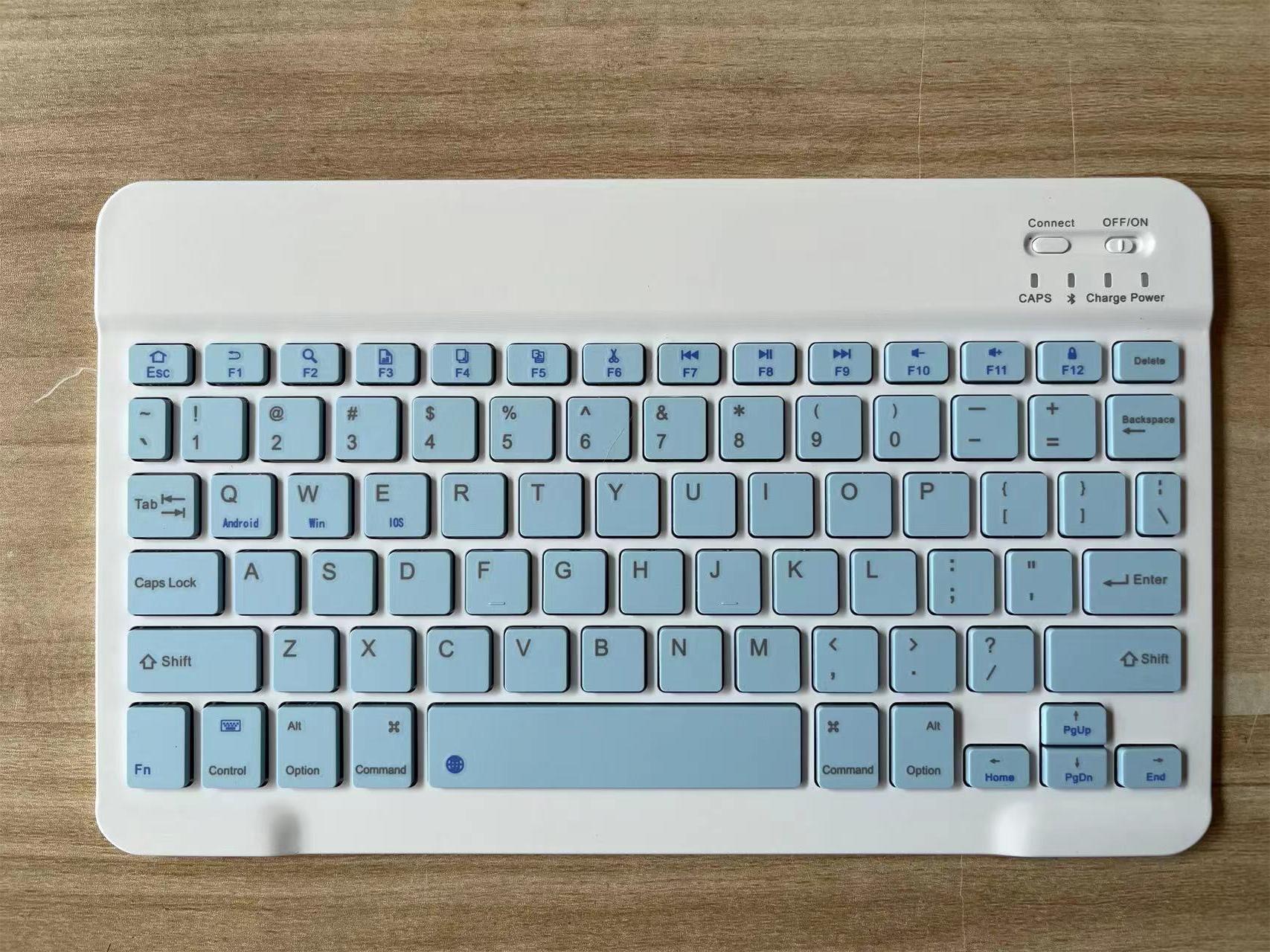 Factory wholesale bluetooth keyboard, android mobile phone tablet, portable, luminous touch keyboard, color bluetooth keyboard, mouse. 