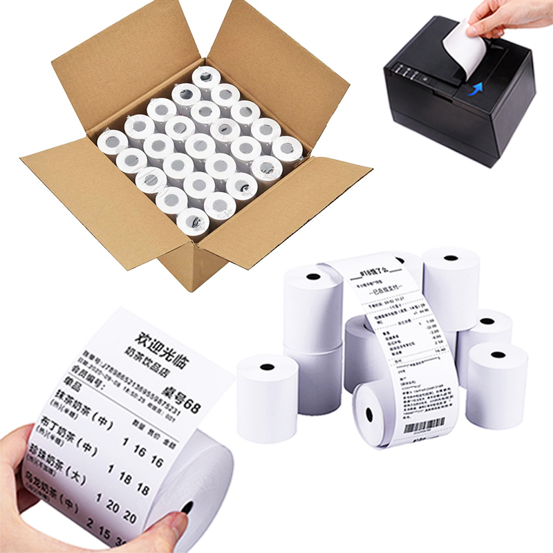 10Rolls (78x40mm) Thermal Paper Rolls for 3-Inch width (80mm) POS and Receipt Printers – Durable, High-Quality, Fade-Resistant for Clear, Long-Lasting Prints. 