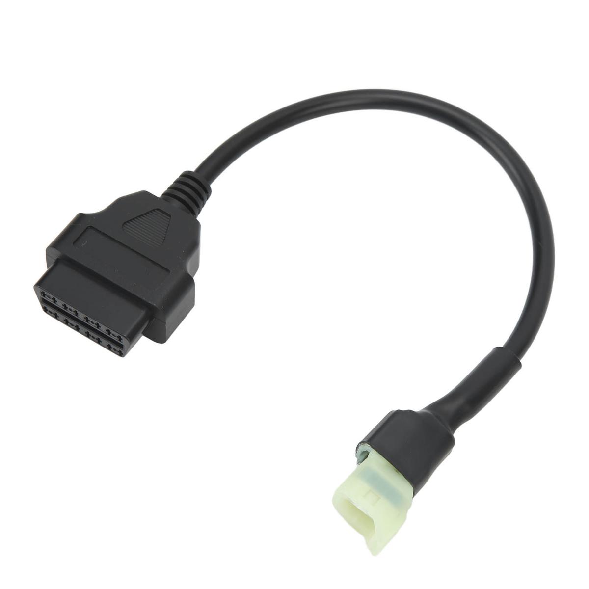 Diagnostic Cable Adapter, Support K Line OBD2 Diagnostic Cable Stable Communication for Motorcycles