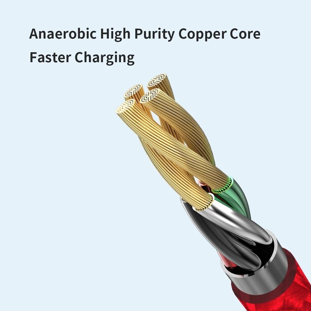 Wsken Magnetic USB C Cable Quick Charge USB Type C Magnet Charger for iphone Micro USB Fast Charging Mobile Phone USB Cord. 