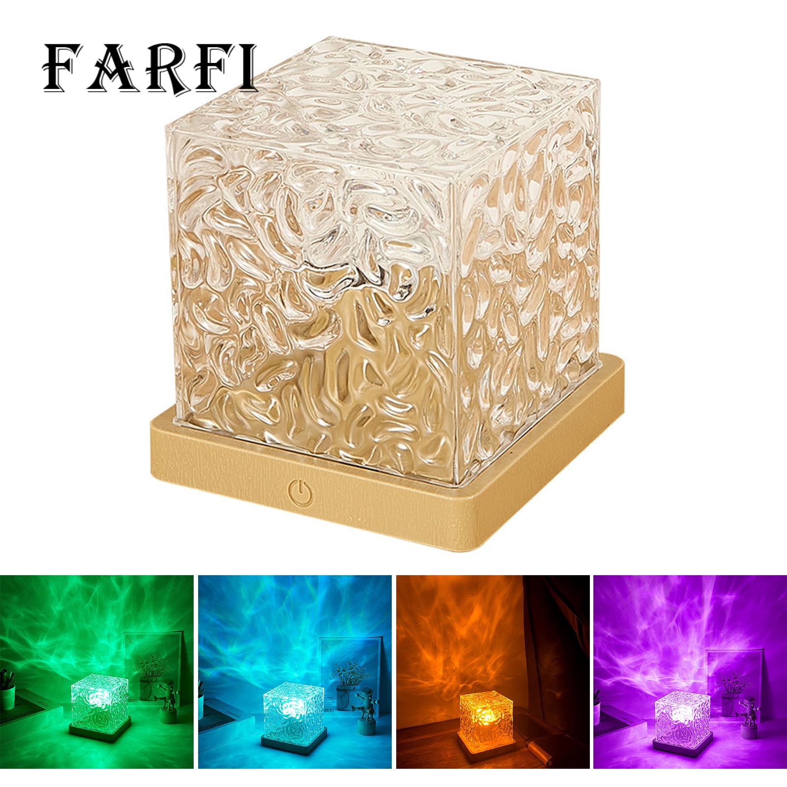 Light Projector 16 Colors Ocean Wave Projector with Remote Control Led Water Wave Lamp for Relaxation Plug Play Rotating Led Projector. 