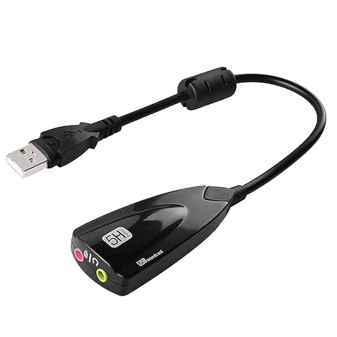 Steel Sound High Quality 5Hv2 USB2.0 Virtual 7.1 Channel 3D External Sound Card Adapter Driver Lindaa. 